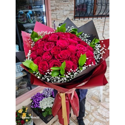 50 GÜLDEN KIZ İSTEME BUKETİ